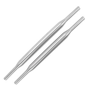 Mattarello resistente in acciaio inossidabile con tavola liscia e rotonda in metallo antiaderente per la cottura con Design unico - Product Image 2