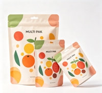 Sacs refermables à fermeture éclair thermosoudés personnalisés à faible MOQ, emballage souple de qualité alimentaire pour produits alimentaires et produits pour animaux de compagnie en détail
