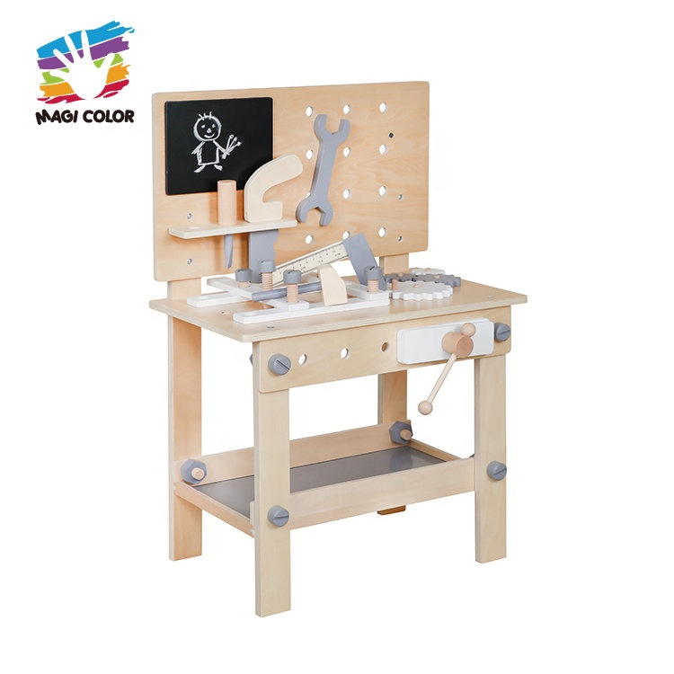 Новый выпущенный детский Дошкольный инструмент, набор игрушек, деревянный верстак для оптовой продажи W03D076E