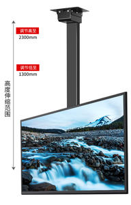 आवाज नियंत्रण रिमोट कंट्रोल मोटर चालित रोटेशन ड्रॉप नीचे छत टीवी लिफ्ट मंजिल स्टैंड कैबिनेट ऊंचाई ajustable टीवी स्टैंड टीवी माउंट - Product Image 3