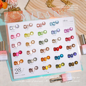 <span class=keywords><strong>Set</strong></span> di Smalti Gel Magnetici Occhio di Gatto Cristallo Francese, 28 <span class=keywords><strong>Colori</strong></span>, a Base d'Acqua, Semi-Permanenti, Non Tossici, Ecologici, Fai-da-Te, 15ml, Milano - Product Image 6