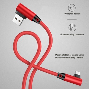 Cable de carga rápida para juegos móviles, cable macho de 5V, 3A, USB 2,0 <span class=keywords><strong>A</strong></span>, ángulo de 90 grados, tipo <span class=keywords><strong>L</strong></span> <span class=keywords><strong>A</strong></span> tipo <span class=keywords><strong>c</strong></span>, ángulo de 90 grados - Product Image 5