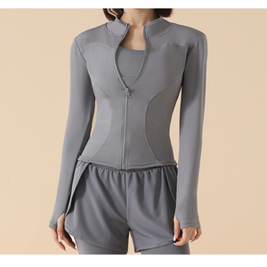 <span class=keywords><strong>Ensemble</strong></span> de yoga pour femmes, pantalon de course et de fitness taille haute et effet push-up, séchage rapide - Product Image 6