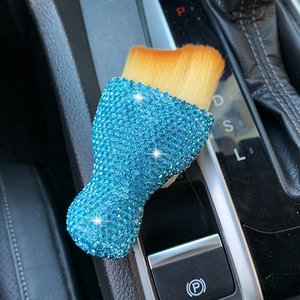 แปรงปัดฝุ่นทำความสะอาดรถยนต์ขนแปรงนุ่มพลาสติก - อุปกรณ์ทำความสะอาดช่องแอร์และซอกเบาะรถยนต์ - Product Image 3
