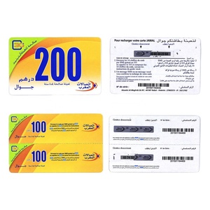 Fabricant professionnel de cartes téléphoniques de recharge et de cartes d'appel haut de gamme avec impression numérique et conception gratuite - Product Image 1