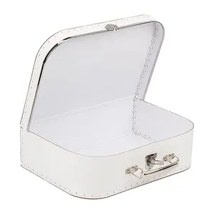 Wholesale Various Specifications Nested Decorative Paperboard Baby Suitcase Luggage Favor Gift Packaging Box With Handle