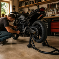 Pièces de châssis de moto tout-terrain, composants universels en acier pour réparation et entretien en atelier et garage