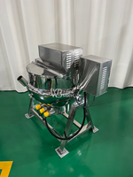 Marmite de cuisson électrique à double enveloppe inclinable en acier inoxydable, idéale pour confitures, sauces chili et gelées - Offre Spéciale
