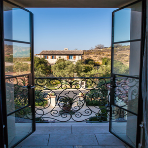 बिक्री के लिए आंतरिक ग्लास फ्रेंच दरवाजे आधुनिक धुरी और काज दरवाजे डिजाइन ग्लास घर के दरवाजे - Product Image 6