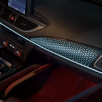 Kit d'éclairage d'ambiance SJC pour Audi A7 C7 2011-2018, LED multicolores, décoration intérieure, ambiance automobile, produit très vendu