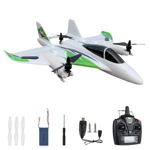 HOT HOSHI W500 FPV Aereo RC 3D 6CH / Drone RC 6G Eob Brushless con Giroscopio a 6 Assi, Aliante Acrobatico, Giocattolo Aereo ad Ala Fissa - Product Image 2