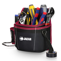 Sac à outils Jakah OEM avec passants de ceinture réglables, logo en caoutchouc, organisateur d'outils durable, capacité de 150 lb, multifonction, garantie de 3 ans