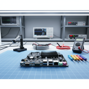 เมนบอร์ดมินิ ITX รุ่น J1900 J1800 พร้อมพอร์ต LPT, VGA, LVDS, EDP และ 6 COM - Product Image 3