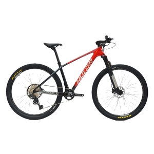 Bicicleta de Montaña de 27.5/29 Pulgadas con Cuadro de Fibra de Carbono y Aluminio, Frenos de Disco Dobles, Cómoda, para XT8100 de 12 Velocidades, Cuadro Ligero de Fibra de Carbono - Product Image 1