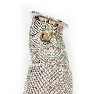 Venta caliente de fábrica para <span class=keywords><strong>Ferrari</strong></span> <span class=keywords><strong>FF</strong></span> F12 812 escape de titanio gato bajante trasero - Product Image 4