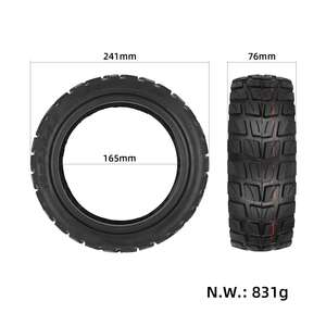 ยางสูญญากาศสำหรับสกู๊ตเตอร์ไฟฟ้าแบบออฟโรด 10x2.75-6.5 ยางลมกันระเบิด 10*2.75-6.5 ยางแบบไม่มียางใน 10x2.75-6.5 - Product Image 2