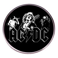 Broche en alliage électroplaqué, thème groupe de rock et musique heavy metal, accessoire souvenir, pour mariage et voyage, marque YY, objet de collection artistique