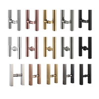Poignée de porte chinoise, disponible en plusieurs couleurs, style moderne et de sécurité, OEM / ODM