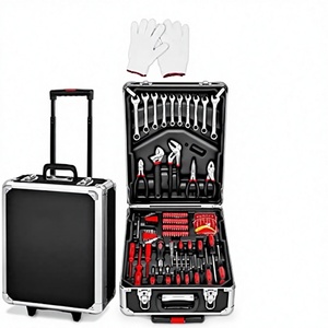 Caja de Herramientas con Ruedas y Asa Extraíble, Multicapa, para Reparaciones Domésticas, Juego de Herramientas de Bricolaje, Kit de Almacenamiento Portátil con Ruedas - Product Image 3