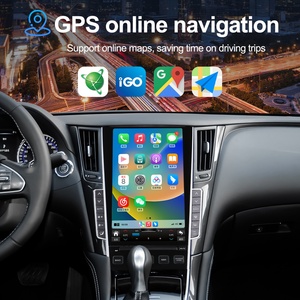 Navihua New Design 12.1'' Android Car Radio GPS Navigation Multimedia Carplay <b>Auto</b> Stereo DSP for Infinity Q50 Q50L 2015-2019 - Product Image 2