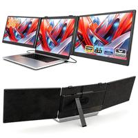S8 PRO Dreifach-Laptop-Monitor-Erweiterung 1080P FHD Tragbarer IPS-Bildschirm für Macbook Windows Produktivität