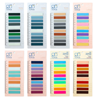 Panneau de cartes flexible étanche diviseur d'étiquettes transparent personnalisé note adhésive en plastique personnalisé