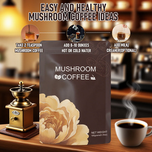 Café en polvo orgánico instantáneo de hongos OEM y ODM, mezcla de hongos 10 +, melena de León para cerebro, memoria de enfoque, inmunidad, café de hongos - Product Image 6