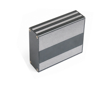 Caja de Conexiones de Aluminio Extruido Negra de 100x69 con Impresión Serigráfica de Fábrica OEM, Carcasa para PCB de Aleación de Aluminio de la Mejor Calidad, MaidaTech