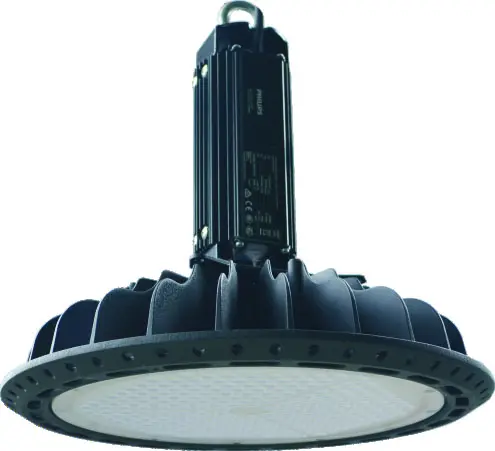 مصباح حلقي صناعي لإضاءة المستودعات في المصنع مصباح UFO LED 200 وات أضواء عالية