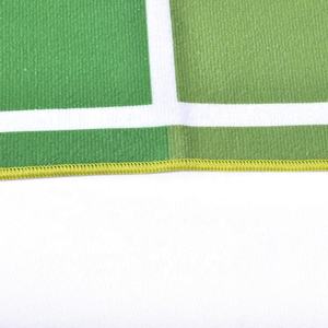 Fournir un échantillon de conception de terrain de football, <span class=keywords><strong>serviette</strong></span> de <span class=keywords><strong>plage</strong></span> rectangulaire imprimée avec logo personnalisé nouvelle arrivée - Product Image 4