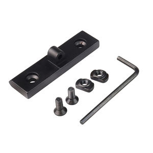 Adaptador de Montaje Deslizante de Aleación de Aluminio Personalizado, Accesorio de Instalación Rápida para Equipo de Exterior, Negro - Product Image 1