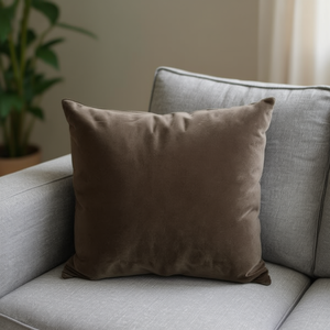 Cojín de Terciopelo Holandés 50*50 Marrón, Cojines y Almohadas de Terciopelo - Product Image 3