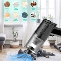 Aspirateur à main sans fil électrique rechargeable par USB mini portable à double usage faible bruit forte aspiration filtre HEPA pour hôtel
