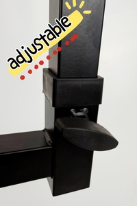 Taburete Plegable Ajustable para Guitarra con Respaldo y Reposapiés, Silla Acolchada de Cuero PU para Músico, Trono de Batería, Fábrica OEM/ODM - Product Image 6