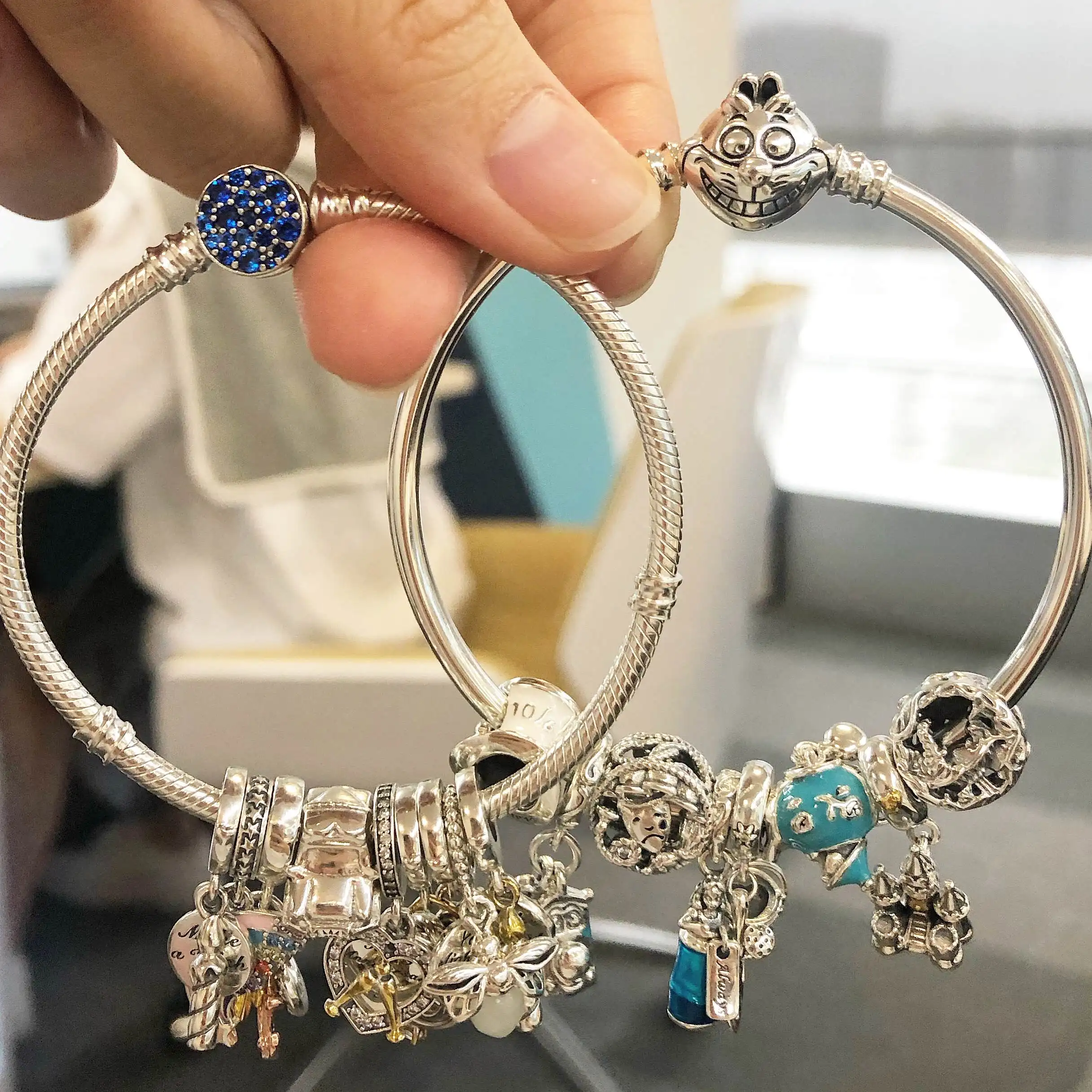 best selling DIY style pulsera de encantos 925 sterling silver bracelets designer charms for women jewelry gift set