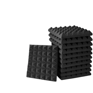 Paneles Acústicos de Poliéster Autoadhesivos de Alta Densidad, Absorbentes de Sonido NRC 0.85, Aislantes Acústicos de Pared para Oficina y Cine - Product Image 1