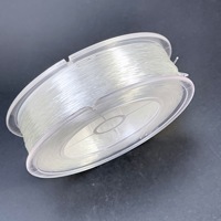Fil de cristal transparent coréen en gros pour la fabrication artisanale de colliers perlés, cordon élastique pour la perlage, fil extensible pour la création de bijoux