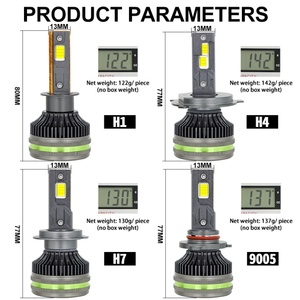 Bombilla LED para Faros Delanteros de Coche K30 300W 32000LM de Alta Potencia con Tres Tubos de Cobre H1 H3 H11 9005 9006 880 9012 H4 H7 - Product Image 6