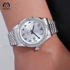 OEM sang trọng sang trọng không thấm nước cổ tay thạch anh Đồng hồ Arabic Herren uhr Chronograph Sapphire trường hợp sang trọng đồng hồ nam - Product Image 5