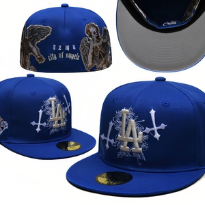 Gorra <span class=keywords><strong>de</strong></span> béisbol <span class=keywords><strong>de</strong></span> 6 paneles <span class=keywords><strong>de</strong></span> mezcla <span class=keywords><strong>de</strong></span> algodón <span class=keywords><strong>de</strong></span> alta calidad, étnica, curvada, a la moda, para comercio transfronterizo, totalmente cerrada - Product Image 1