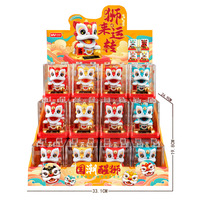 Figurine de Danse du Lion Chinois à Énergie Solaire Feng Shui - Ornement Porte-Bonheur Automatique qui Se Penche pour Tableau de Bord de Voiture et Décoration Intérieure