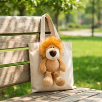 Peluches d'animaux de la forêt : Tigre, Lion, Éléphant, Singe, Girafe - Jouets en peluche de la jungle, rembourrage en coton PP, cadeaux pour bébés et enfants