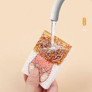 Spugne Compresse in Polpa di Legno e Cotone Esun Naturali Stampate, Assorbenti al 500%-750% d'Acqua, Bianche, Durevoli, per Uso in <span class=keywords><strong>Cucina</strong></span>, Super Assorbenti - Product Image 4