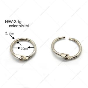 Anneaux de reliure pour feuilles mobiles EWANG de 0,75 pouce, argentés, pour classement de documents et cartes d'indexation - Product Image 3