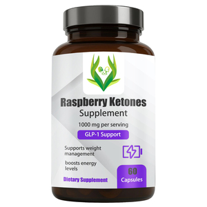 Capsules de cétone de framboise OEM pour la perte de poids, comprimés minceur, compléments alimentaires à base de plantes pour la beauté - Product Image 1