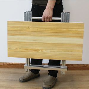 Table <span class=keywords><strong>portable</strong></span> pliée <span class=keywords><strong>en</strong></span> <span class=keywords><strong>deux</strong></span> à la maison petite table de pique-nique carrée pour pique-nique <span class=keywords><strong>en</strong></span> plein air Table à manger pliante - Product Image 4