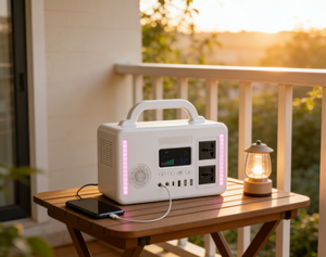 Almacenamiento de Energía Solar Fotovoltaica, Fuente de Energía Portátil de Gran Capacidad, para Emergencias, Uso en Exteriores, 300W, Personalizable - Product Image 6