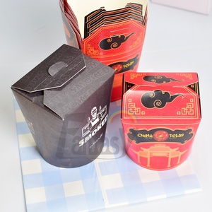 16oz 26 oz 32 oz <span class=keywords><strong>Pasta</strong></span> impresa desechable Embalaje de alimentos Caja de fideos para llevar personalizada - Product Image 2