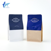 Sacs à fond plat autoportants multicouches en aluminium composite, volumes personnalisés 250g, 500g, 1kg, pour protection barrière et maintien de la sécheresse