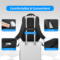Mochila Ligera para Hombre con Logotipo Personalizado, para Viajes Diarios, Resistente al Agua, para Portátil de 15 Pulgadas, Mochila Moderna para Estudiantes